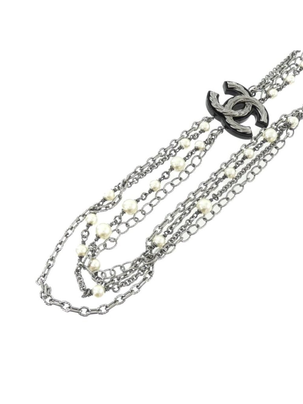 Chanel Necklace Silver